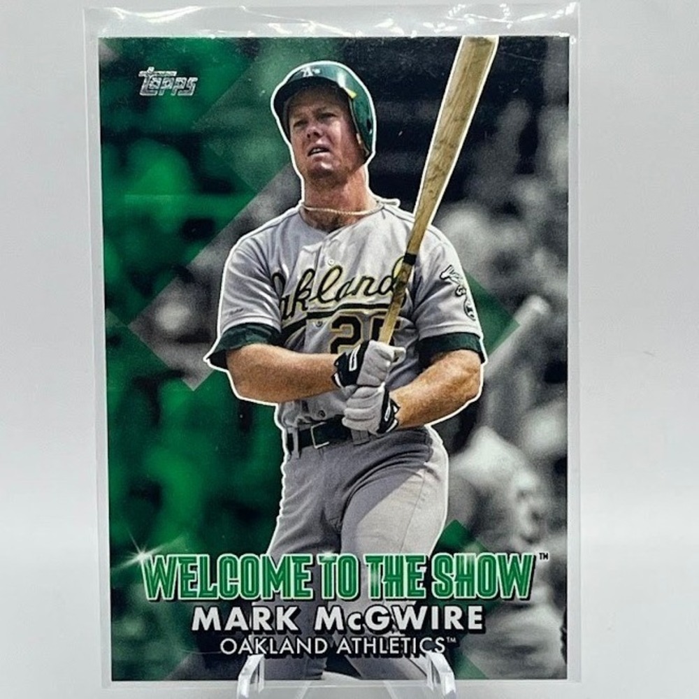 Mark‎ McGwire Welcome To The Show 2022 Topps WTTS-39 MLB Oakland Athletics